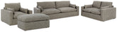 J&M Furniture - Ashley Furniture - Dramatic Sofa, Loveseat, Oversized Chair and Ottoman - Sofa, Loveseat, Oversized Chair and Ottoman - 11702U3