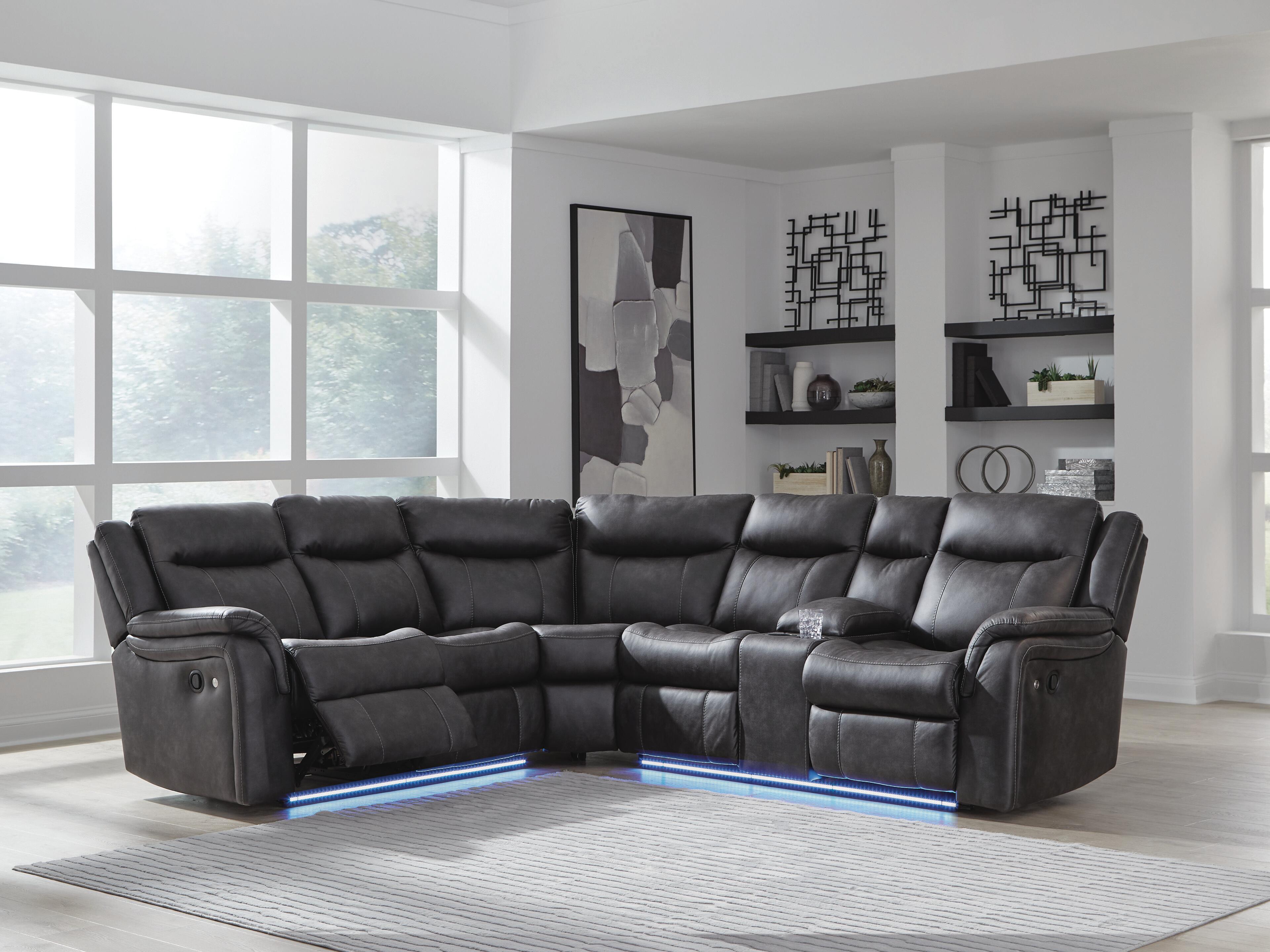 J&M Furniture - Ashley Furniture - Sultan Meadow 2-Piece Reclining Sectional - 2-Piece Reclining Sectional - PC13001S1