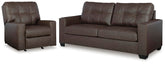 J&M Furniture - Ashley Furniture - Barlin Mills Sofa and Recliner - Sofa and Recliner - 17003U3
