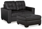 J&M Furniture - Ashley Furniture - Barlin Mills Loveseat and Oversized Ottoman - Loveseat and Oversized Ottoman - 17004U3