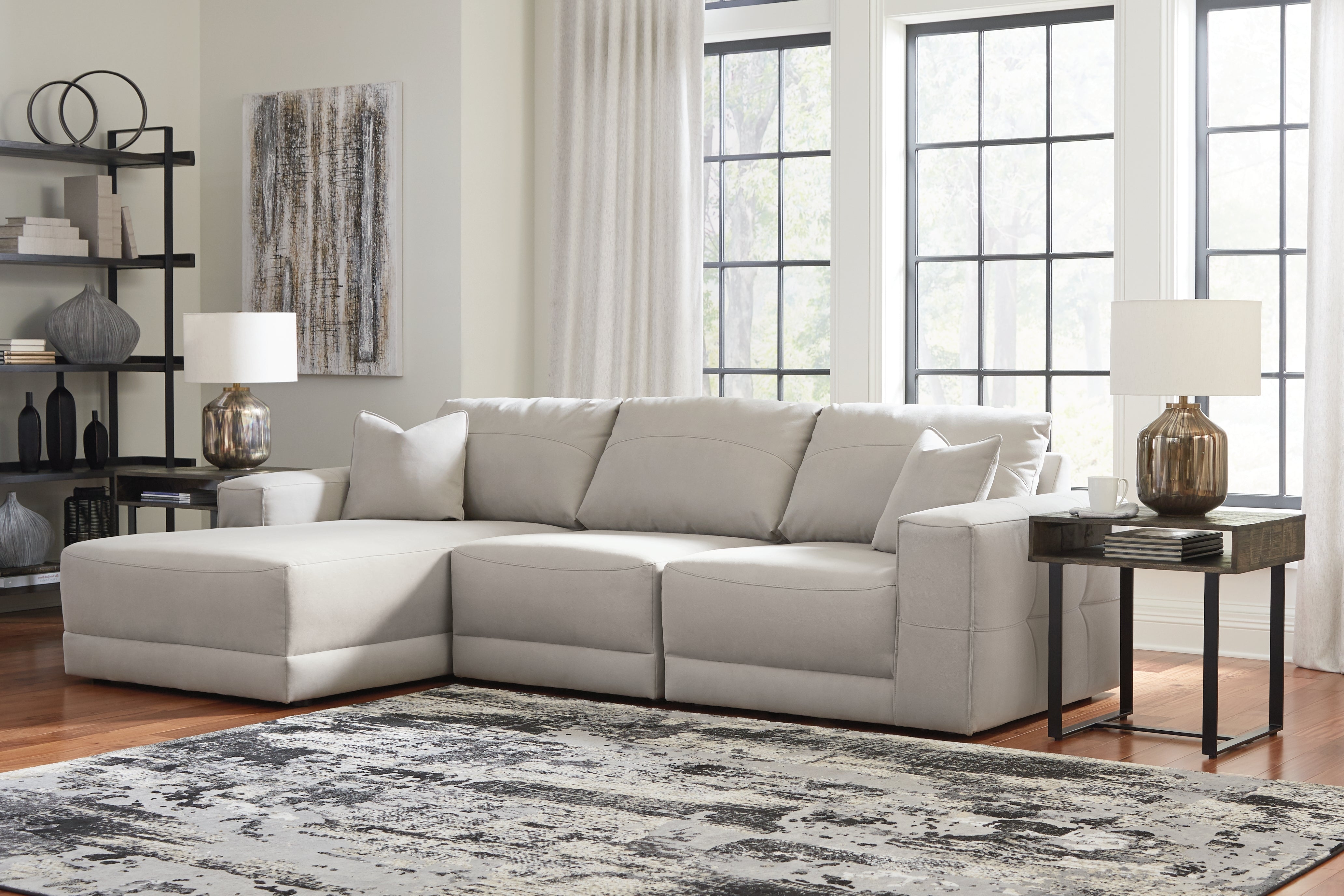 J&M Furniture - Ashley Furniture - Next-Gen Gaucho 3-Piece Sectional Sofa with Chaise - RAF 3-Piece Sectional Sofa with Chaise - 18304S1