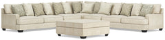J&M Furniture - Ashley Furniture - Rawcliffe 5-Piece Sectional and Oversized Ottoman - 5-Piece Sectional and Oversized Ottoman - 19604U4