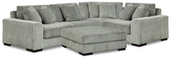 J&M Furniture - Ashley Furniture - Lindyn 4-Piece Sectional and Ottoman - 4-Piece Sectional and Ottoman - 21105U7