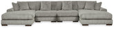 J&M Furniture - Ashley Furniture - Lindyn 4-Piece Sectional with Double Chaise - 4-Piece Sectional with Double Chaise - 21105S20