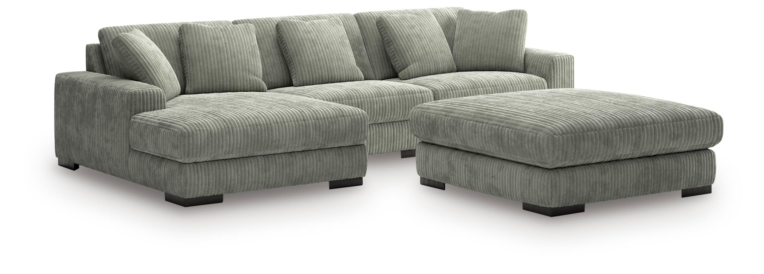 J&M Furniture - Ashley Furniture - Lindyn 3-Piece Sectional with Ottoman - 3-Piece Sectional with Ottoman - 21105U10