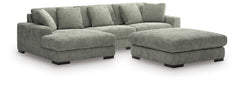 J&M Furniture - Ashley Furniture - Lindyn 3-Piece Sectional with Ottoman - 3-Piece Sectional with Ottoman - 21105U10