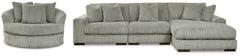 J&M Furniture - Ashley Furniture - Lindyn 3-Piece Sectional and Chair - 3-Piece Sectional and Chair - 21105U1