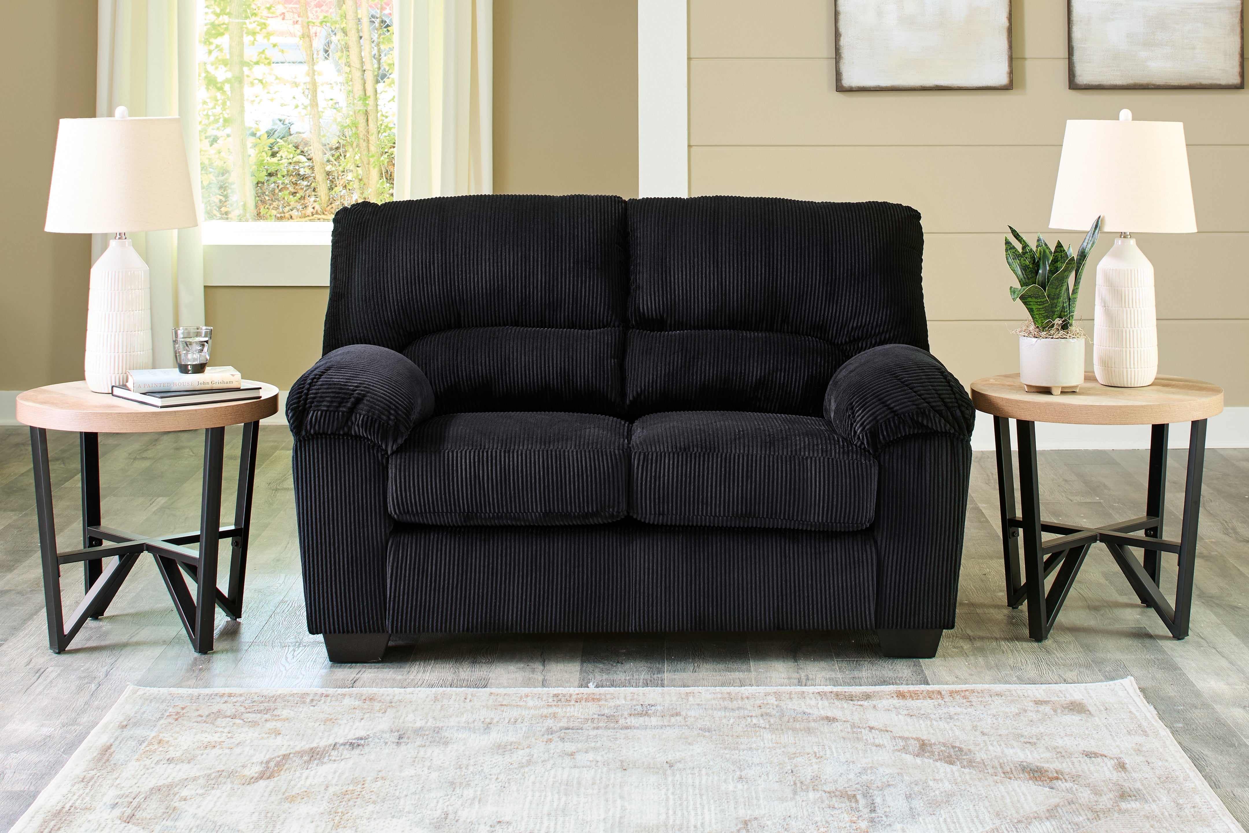 J&M Furniture - Ashley Furniture - SimpleJoy Loveseat - Loveseat - 2420435
