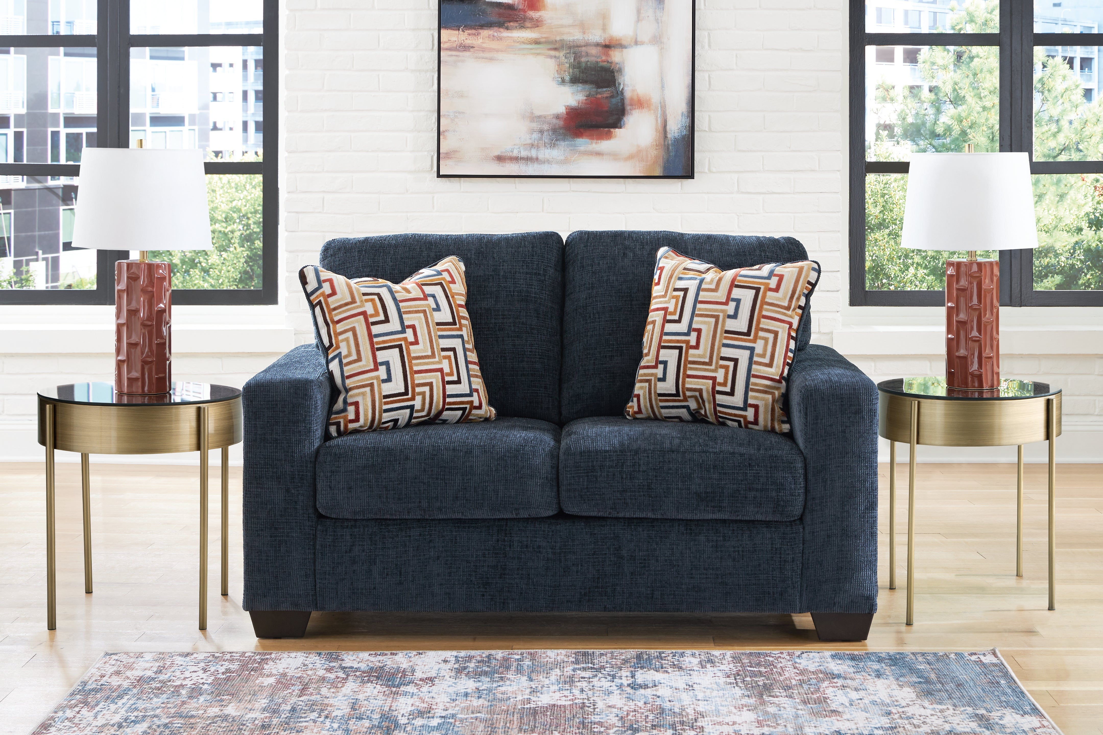 J&M Furniture - Ashley Furniture - Aviemore Loveseat - Loveseat - 2430335