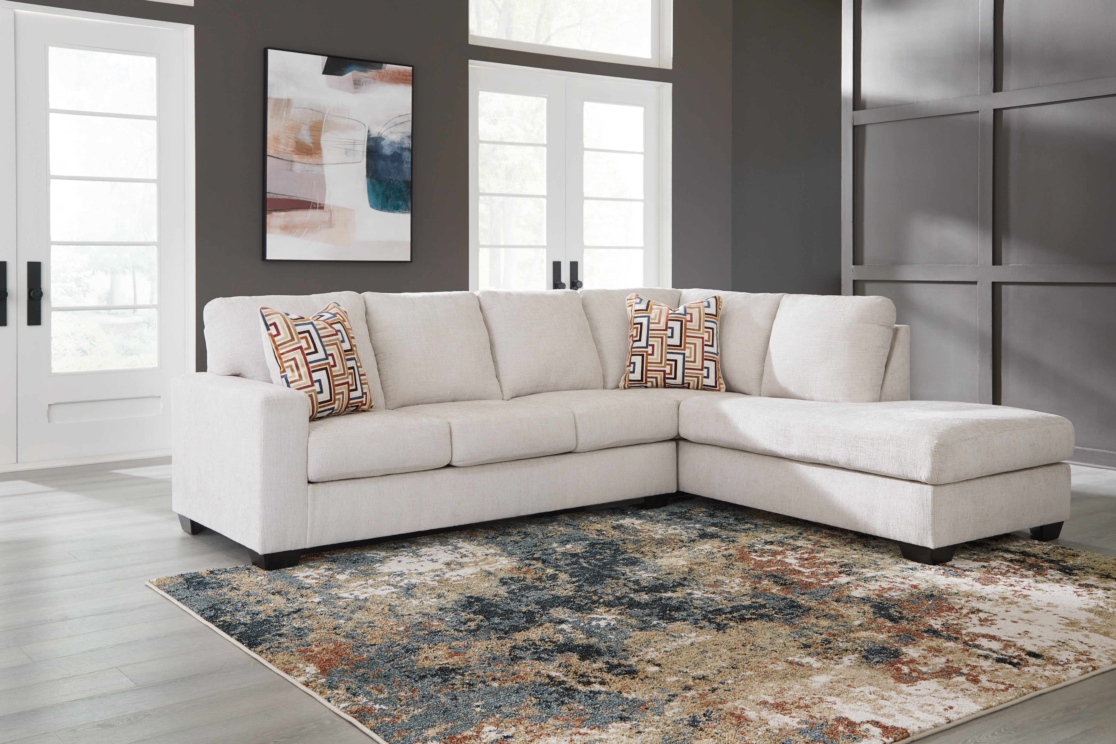 J&M Furniture - Ashley Furniture - Aviemore 2-Piece Sectional with Chaise - LAF 2-Piece Sectional with Chaise - 24305S2