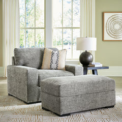 J&M Furniture - Ashley Furniture - Dunmor Oversized Chair and Ottoman - Oversized Chair and Ottoman - 24904U2