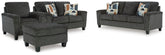 J&M Furniture - Ashley Furniture - Erinslane Sofa, Loveseat, Chair and Ottoman - Sofa, Loveseat, Chair and Ottoman - 25206U3