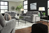 J&M Furniture - Ashley Furniture - Allmaxx Sofa, Loveseat and Recliner - Sofa, Loveseat and Recliner - 28105U2