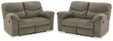 J&M Furniture - Ashley Furniture - Alphons Set of 2 Reclining Loveseats - Set of 2 Reclining Loveseats - 28201U4
