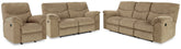 J&M Furniture - Ashley Furniture - Alphons Reclining Sofa, Loveseat and Recliner - Reclining Sofa, Loveseat and Recliner - 28202U2