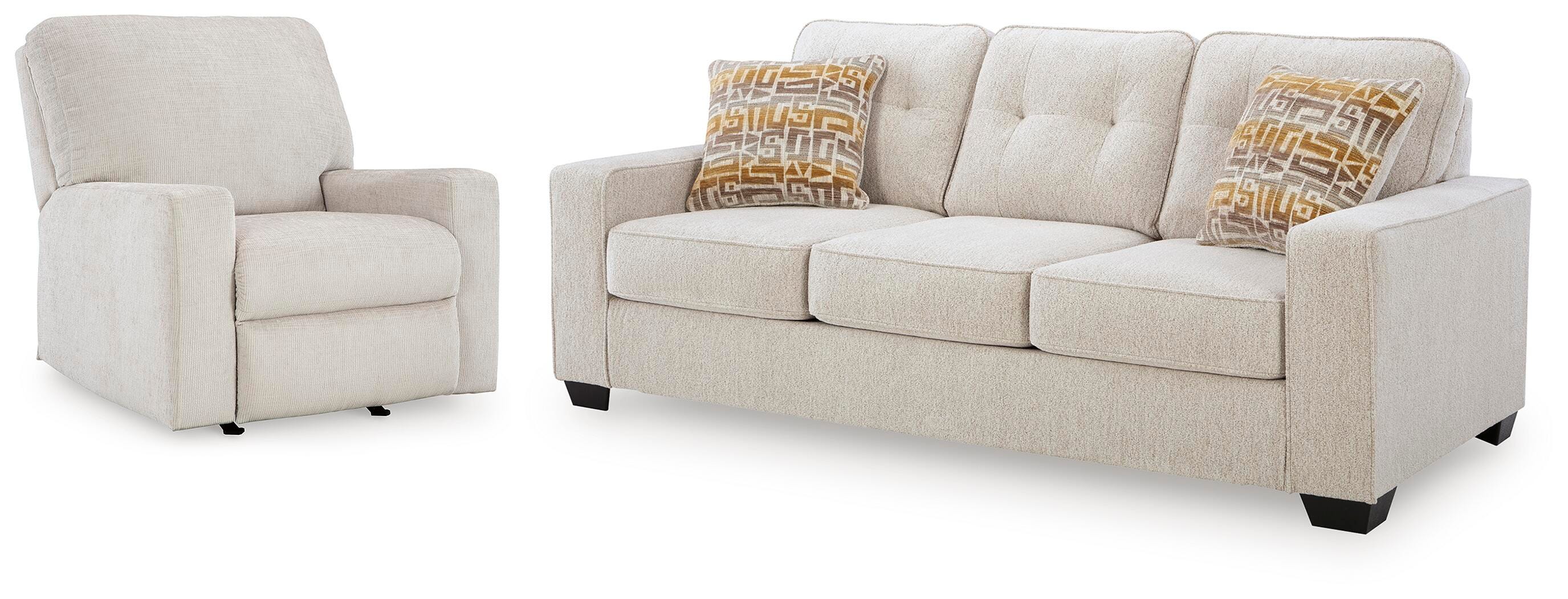 J&M Furniture - Ashley Furniture - Larimer Sofa and Recliner - Sofa and Recliner - PC29203U2