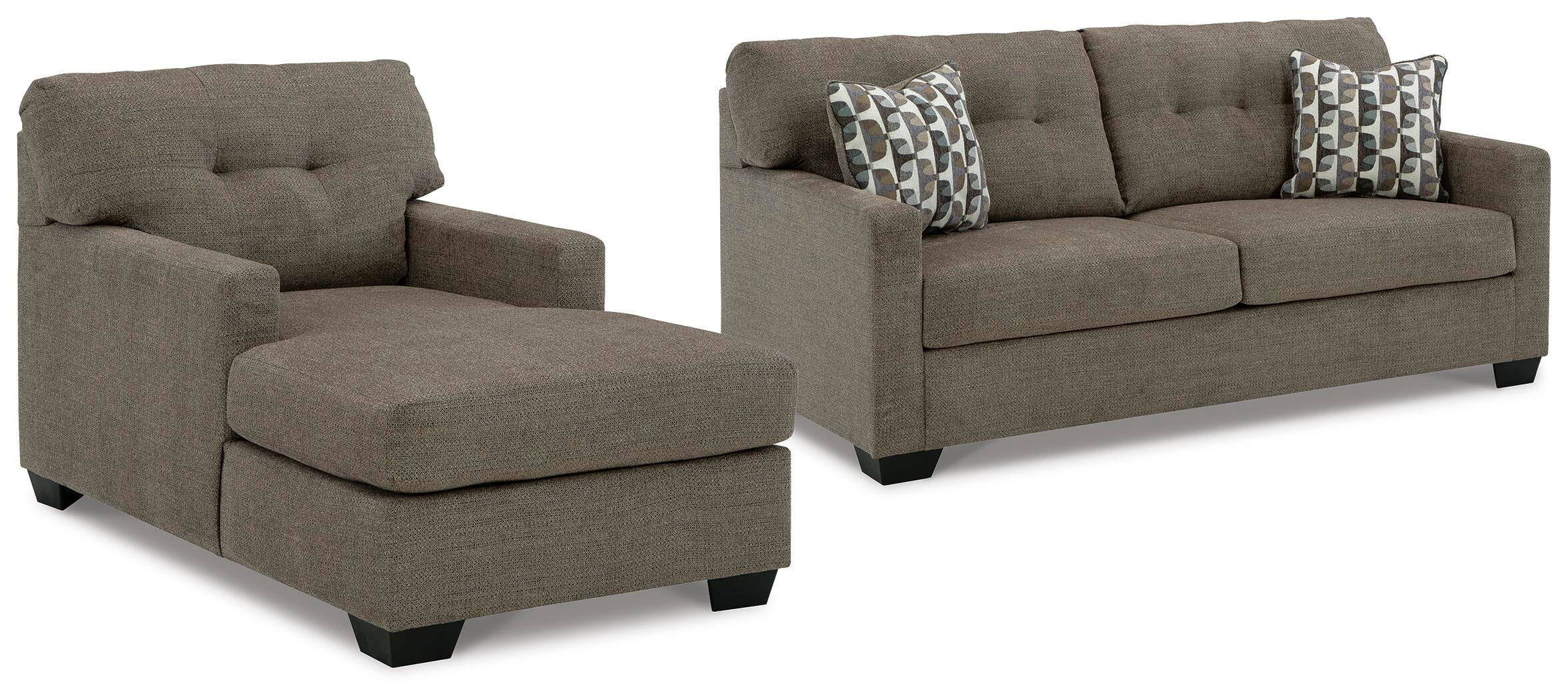 J&M Furniture - Ashley Furniture - Mahoney Full Sofa Sleeper and Chaise - Full Sofa Sleeper and Chaise - 31005U3