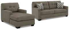 J&M Furniture - Ashley Furniture - Mahoney Full Sofa Sleeper and Chaise - Full Sofa Sleeper and Chaise - 31005U3