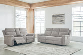 J&M Furniture - Ashley Furniture - Barnsana Power Reclining Sofa and Loveseat - Power Reclining Sofa and Loveseat - 33201U1