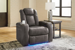 J&M Furniture - Ashley Furniture - Fyne-Dyme Power Recliner - PWR Recliner/ADJ Headrest - 3660213