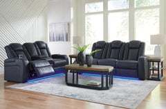 J&M Furniture - Ashley Furniture - Fyne-Dyme Power Reclining Sofa, Loveseat and Recliner - Power Reclining Sofa, Loveseat and Recliner - 36603U2