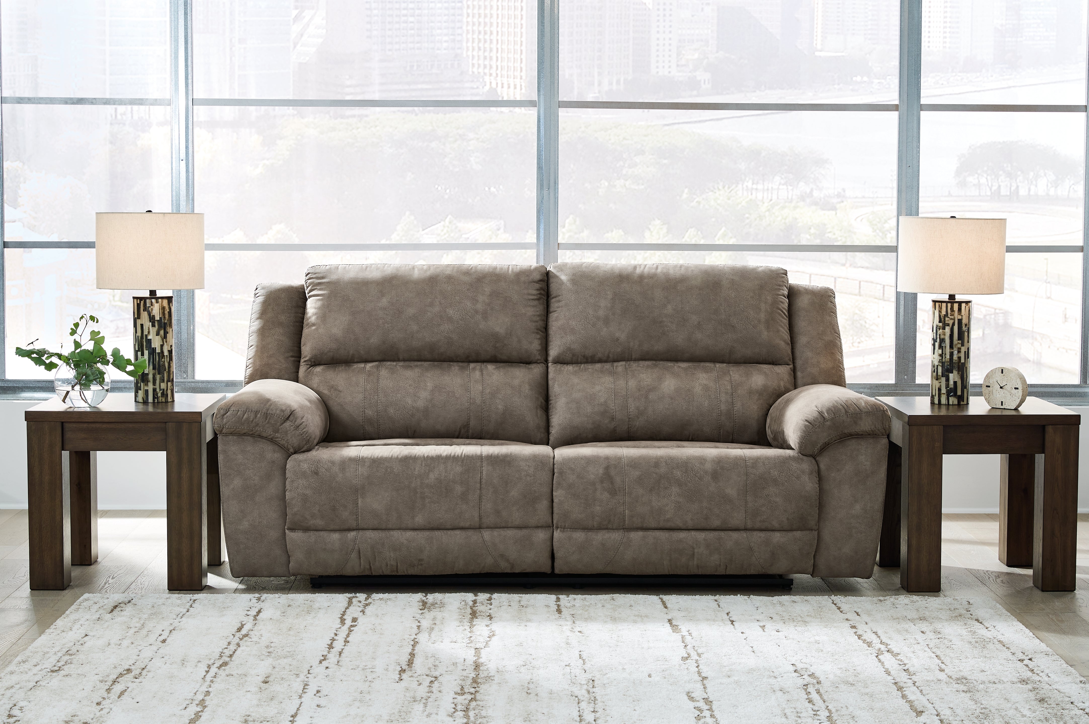 J&M Furniture - Ashley Furniture - Laresview Reclining Sofa - 2 Seat Reclining Sofa - 3720381