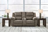 J&M Furniture - Ashley Furniture - Laresview Reclining Loveseat with Console - DBL Rec Loveseat w/Console - 3720394