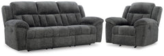 J&M Furniture - Ashley Furniture - Frohn Reclining Sofa and Recliner - Reclining Sofa and Recliner - 37406U2