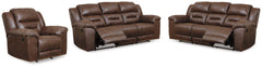 J&M Furniture - Ashley Furniture - Stoneland 2 Reclining Sofas and Recliner - 2 Reclining Sofas and Recliner - 39904U8