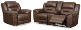 J&M Furniture - Ashley Furniture - Stoneland Reclining Loveseat and Recliner - Reclining Loveseat and Recliner - 39904U5
