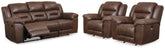 J&M Furniture - Ashley Furniture - Stoneland Reclining Sofa and 2 Power Recliners - Reclining Sofa and 2 Power Recliners - 39904U6