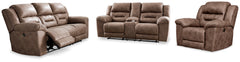J&M Furniture - Ashley Furniture - Stoneland Power Reclining Sofa, Loveseat and Recliner - Power Reclining Sofa, Loveseat and Recliner - 39905U5