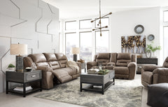 J&M Furniture - Ashley Furniture - Stoneland Reclining Sofa, Loveseat and Recliner - Reclining Sofa, Loveseat and Recliner - 39905U6