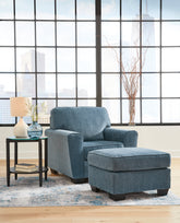 J&M Furniture - Ashley Furniture - Cashton Chair and Ottoman - Chair and Ottoman - 40605U2