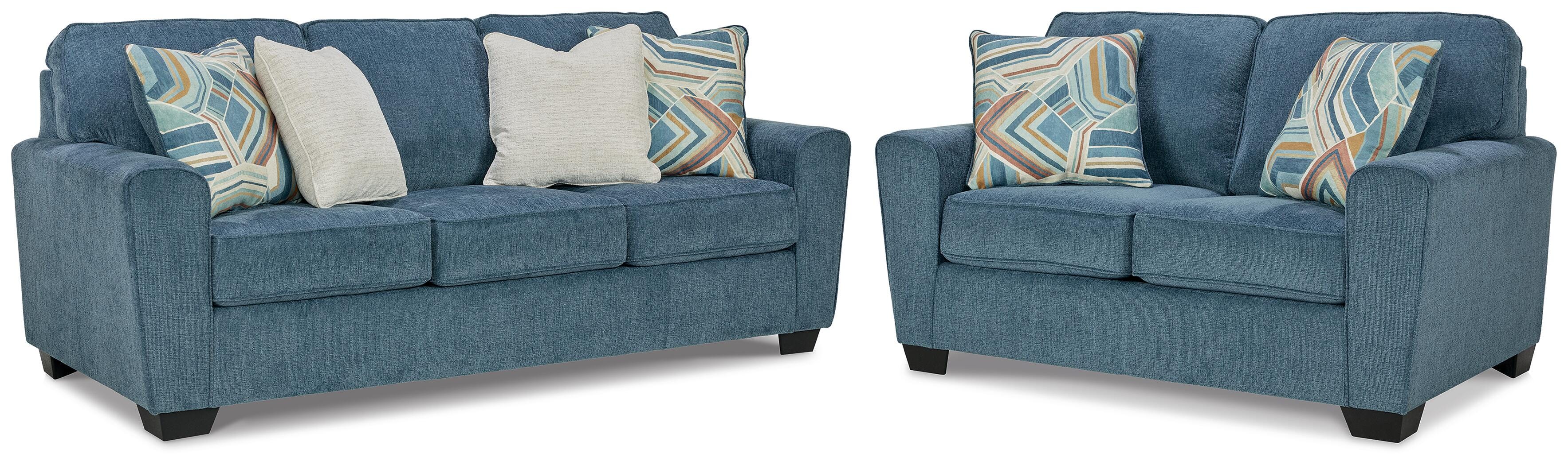 J&M Furniture - Ashley Furniture - Cashton Queen Sofa Sleeper and Loveseat - Queen Sofa Sleeper and Loveseat - 40605U4