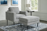 J&M Furniture - Ashley Furniture - Hazela Chair and Ottoman - Chair and Ottoman - 41102U1