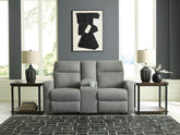 J&M Furniture - Ashley Furniture - Gauntlet Reclining Loveseat with Console - DBL Rec Loveseat w/Console - PC4220494