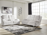 J&M Furniture - Ashley Furniture - Rhines Falls Power Reclining Sofa and Loveseat - Power Reclining Sofa and Loveseat - PC42804U1