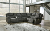 J&M Furniture - Ashley Furniture - Nettington 3-Piece Power Reclining Sectional - 3-Piece Power Reclining Sectional - 44101S1