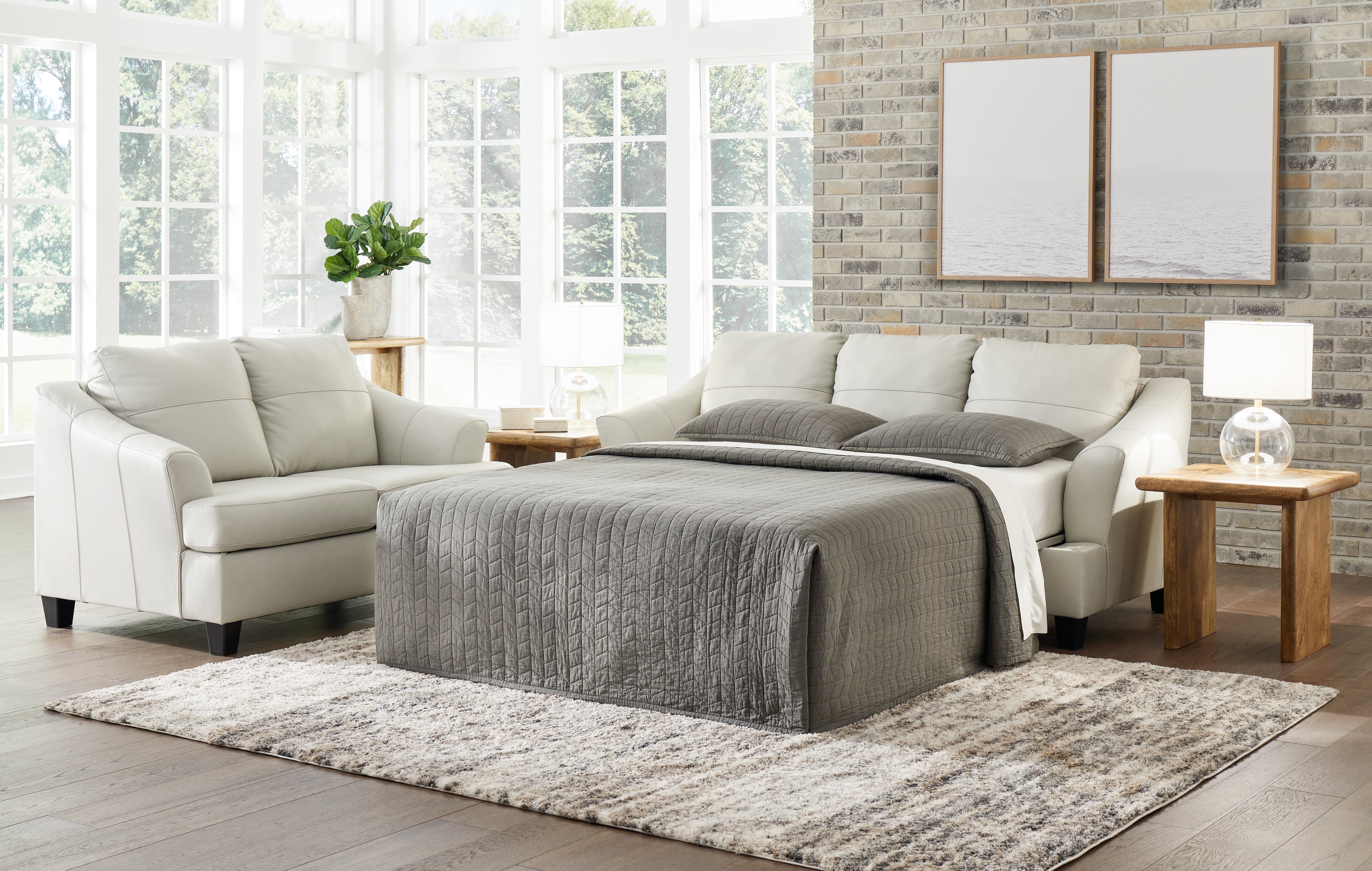 J&M Furniture - Ashley Furniture - Genoa Queen Sofa Sleeper - Queen Sofa Sleeper - 4770439