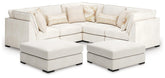 J&M Furniture - Ashley Furniture - Donelson Creek 5-Piece Sectional and 2 Oversized Ottomans - 5-Piece Sectional and 2 Oversized Ottomans - 48002U4