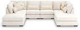 J&M Furniture - Ashley Furniture - Donelson Creek 6-Piece Sectional and Ottoman - 6-Piece Sectional and Ottoman - 48002U2