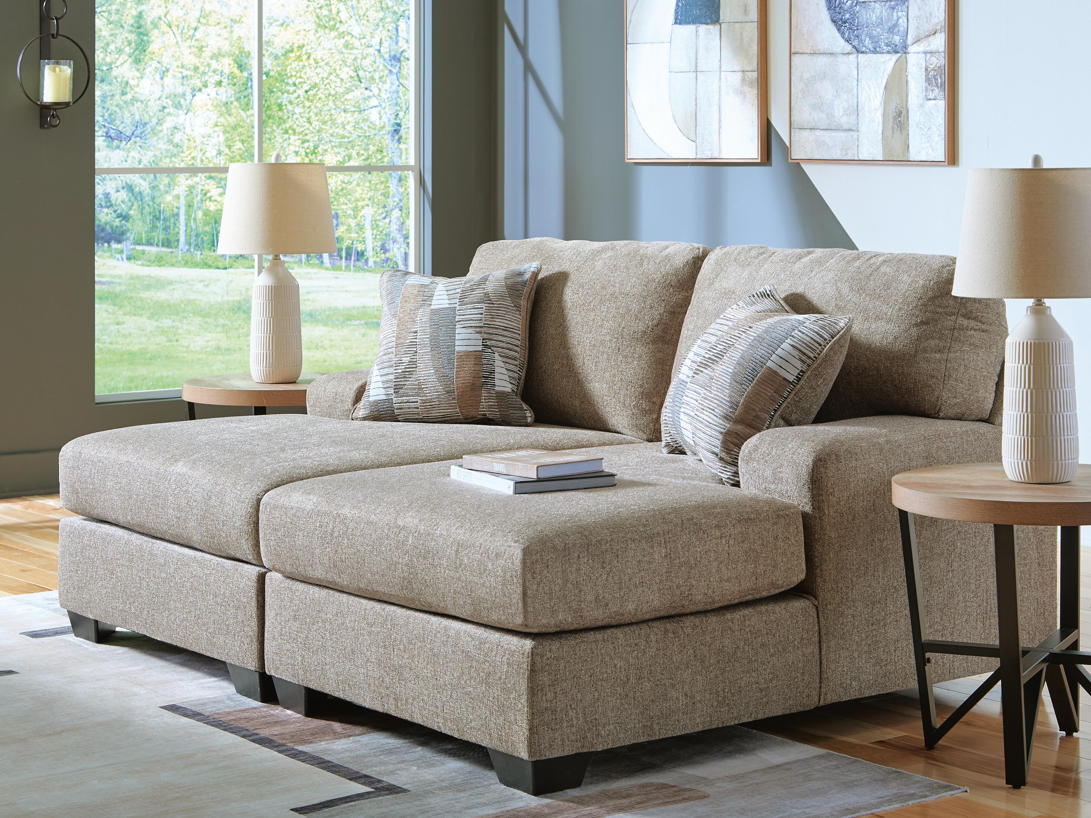 J&M Furniture - Ashley Furniture - Newellen 2-Piece Super Chaise - RAF 2-Piece Super Chaise - 48404S4