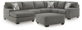 J&M Furniture - Ashley Furniture - Clarington 3-Piece Sectional and Oversized Ottoman - 3-Piece Sectional and Oversized Ottoman - PC48405U1