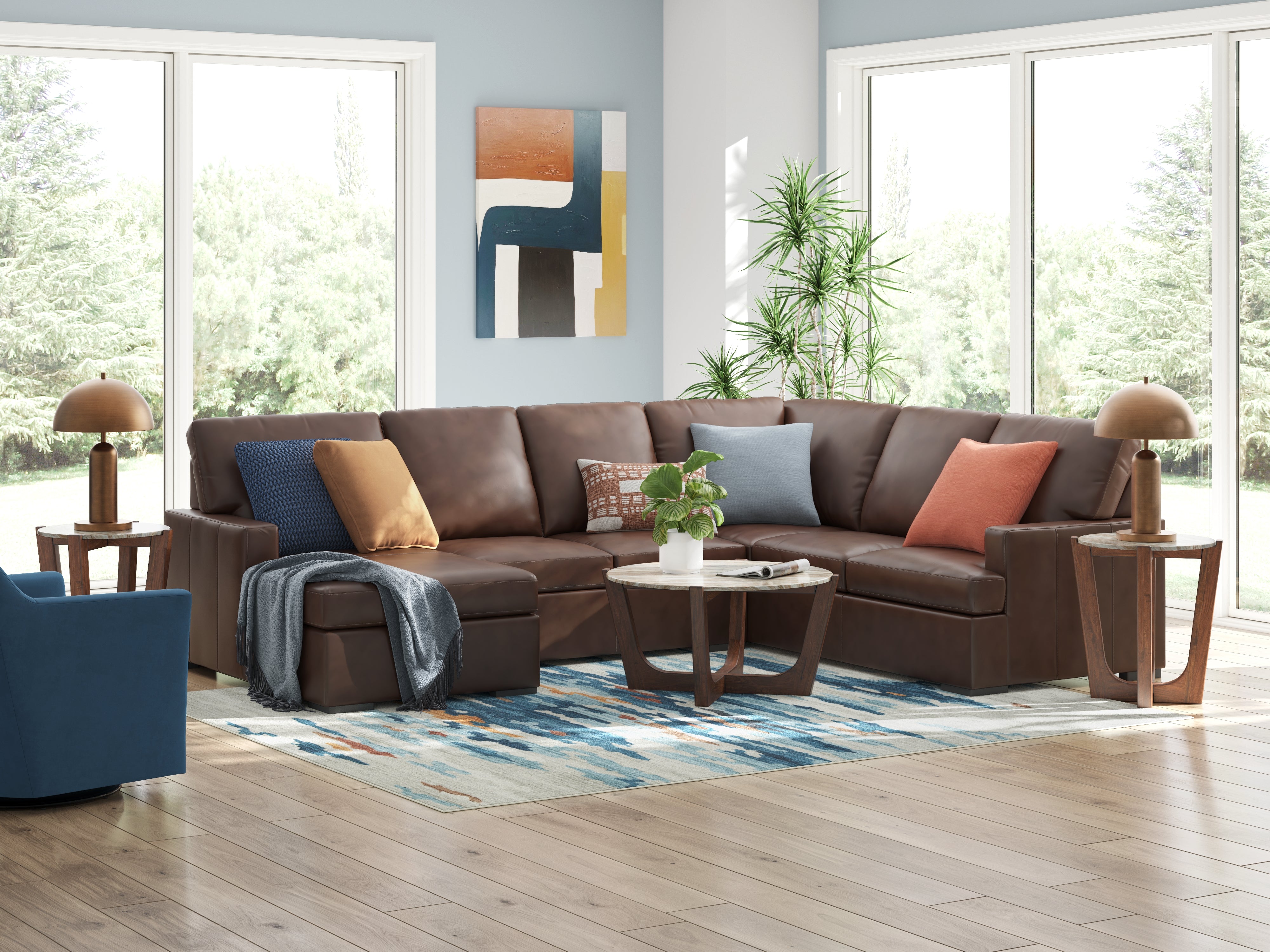 J&M Furniture - Ashley Furniture - McDowlan 3-Piece Sectional with Chaise - RAF 3-Piece Sectional with Chaise - PC48504S2