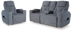 J&M Furniture - Ashley Furniture - Studio Cave Power Reclining Loveseat and Power Recliner - Power Reclining Loveseat and Power Recliner - PC49802U2