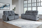 J&M Furniture - Ashley Furniture - Studio Cave Power Reclining Sofa and Loveseat - Power Reclining Sofa and Loveseat - PC49802U1