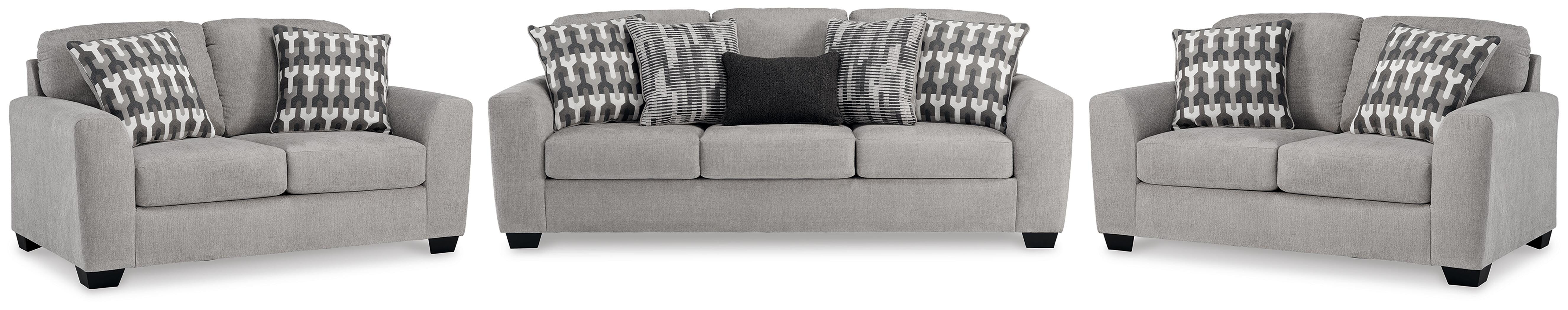 J&M Furniture - Ashley Furniture - Avenal Park Sofa and 2 Loveseats - Sofa and 2 Loveseats - 50805U4