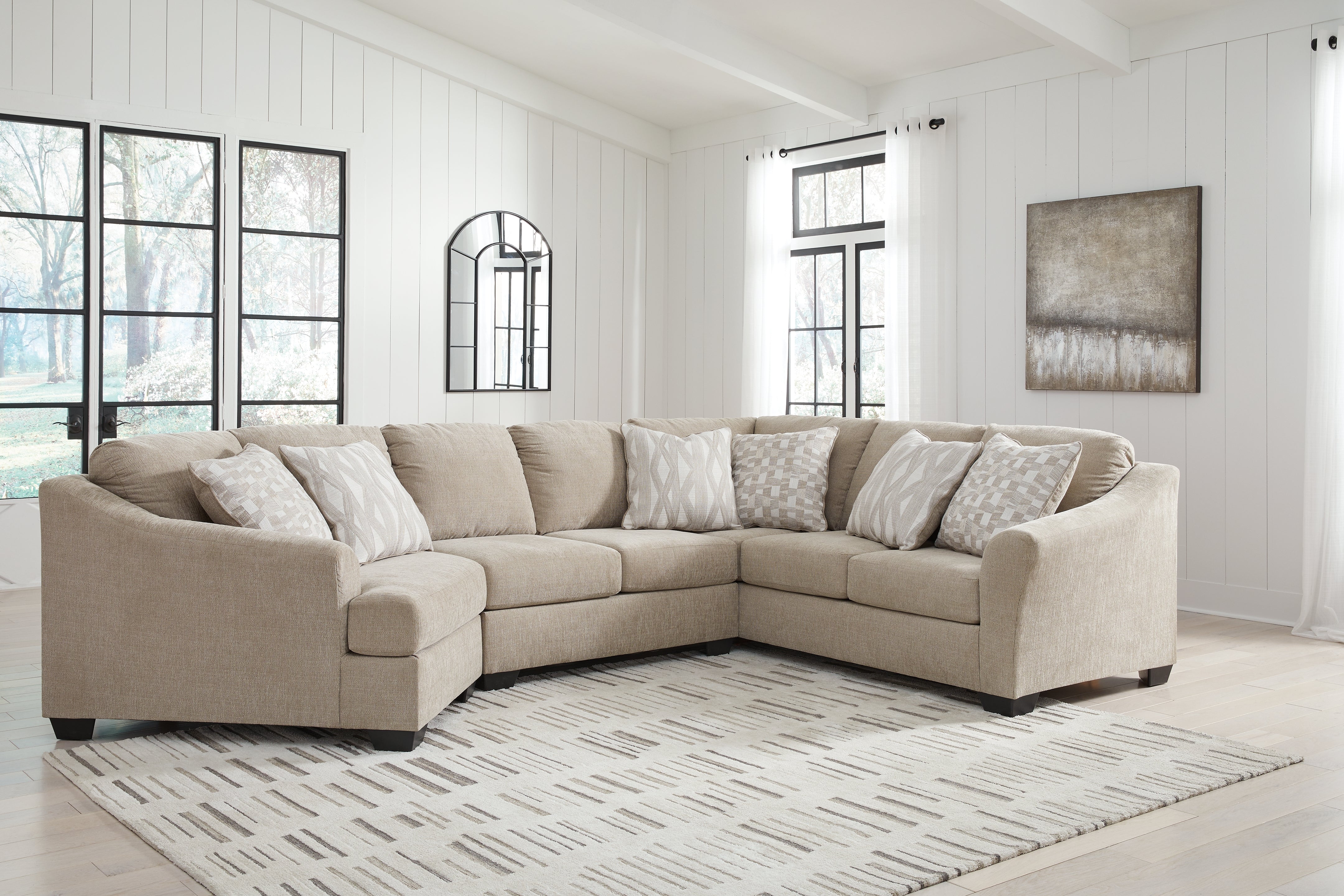 J&M Furniture - Ashley Furniture - Brogan Bay 3-Piece Sectional with Cuddler - 3-Piece Sectional with Cuddler - 52705S2