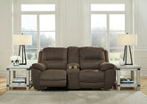 J&M Furniture - Ashley Furniture - Next-Gen Gaucho Reclining Loveseat with Console - DBL Rec Loveseat w/Console - 5420494